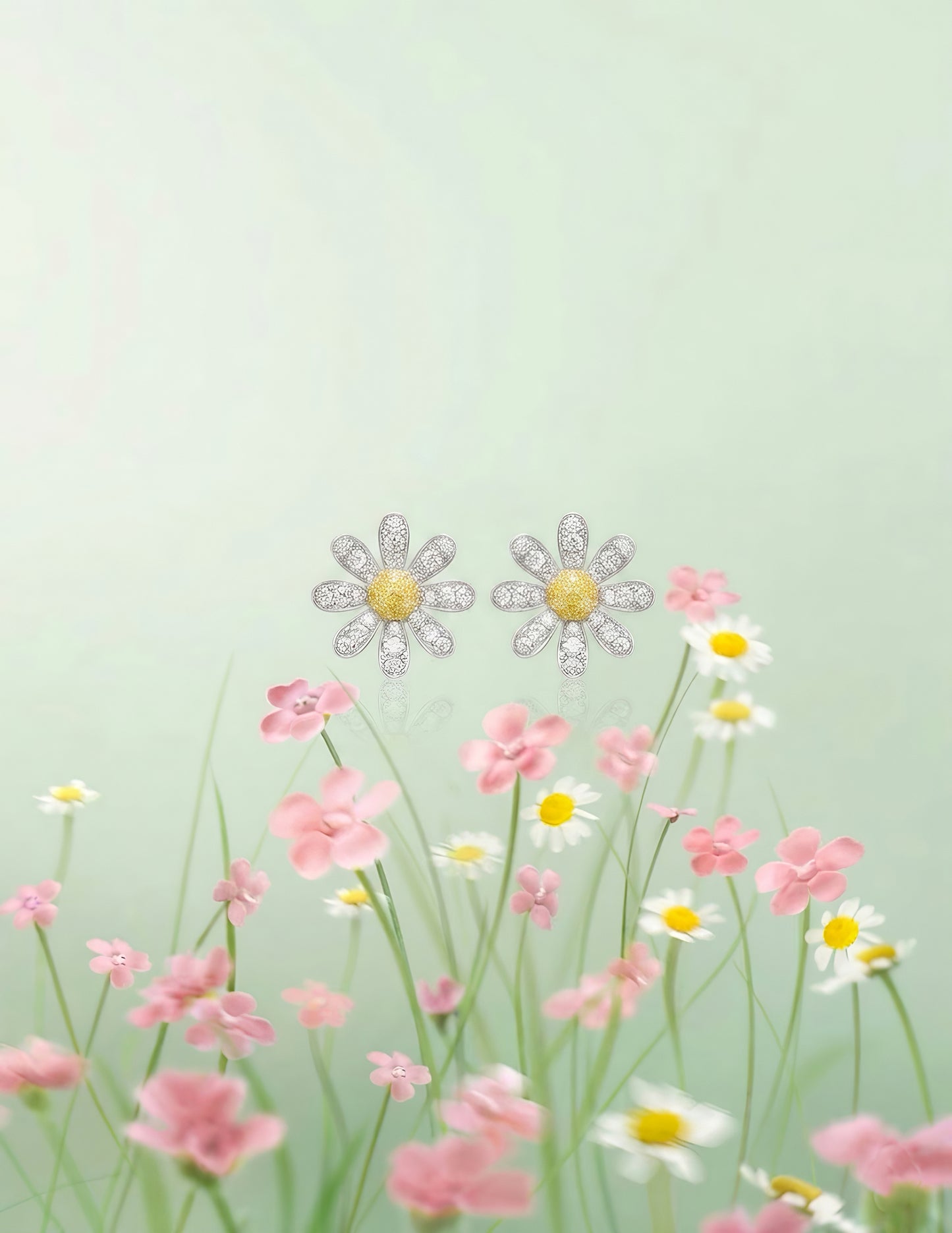 Daisy du Printemps Diamond Earrings