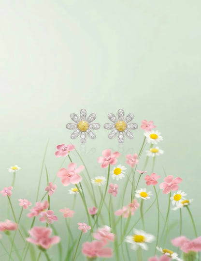 Daisy du Printemps Diamond Earrings